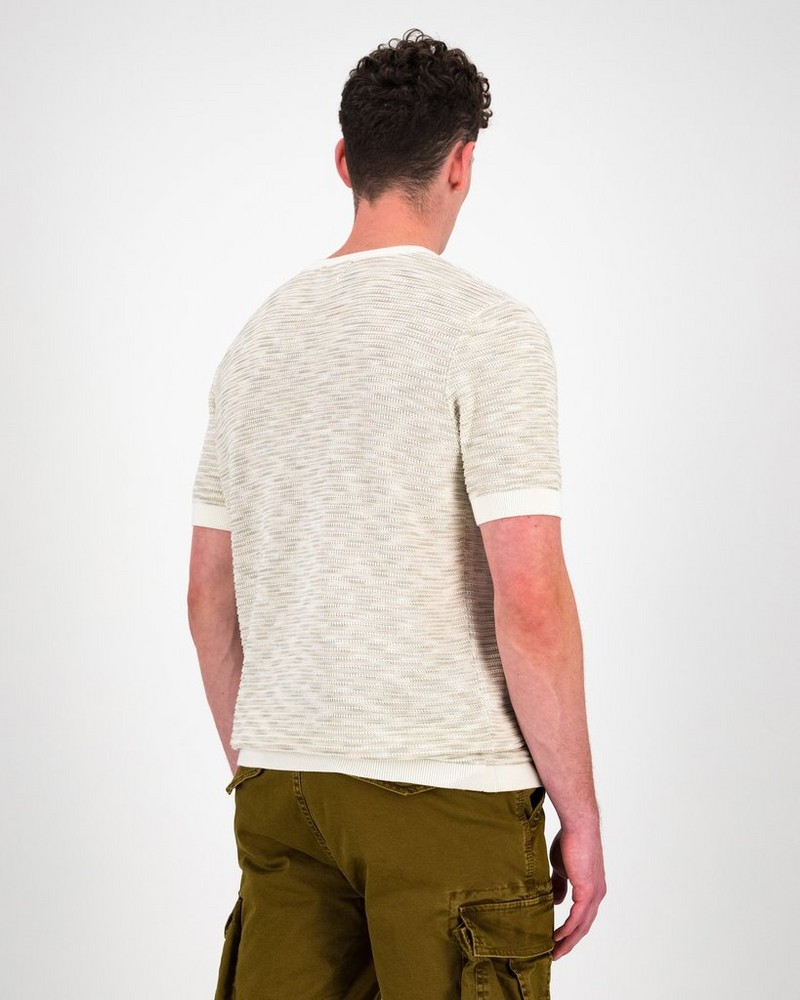 Men’s Marko Knitted Stripe T-Shirt