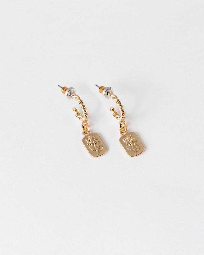 Women’s Twisted Rope Hoop Earrings