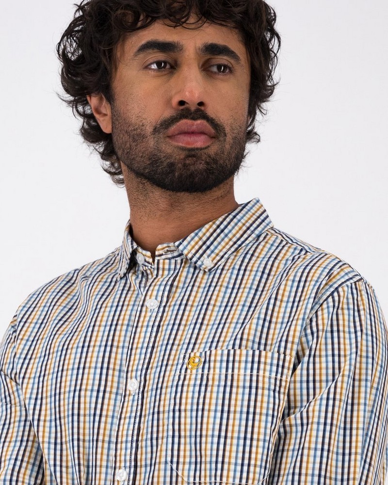 Men’s Zozo Gingham Check Slim Fit Shirt