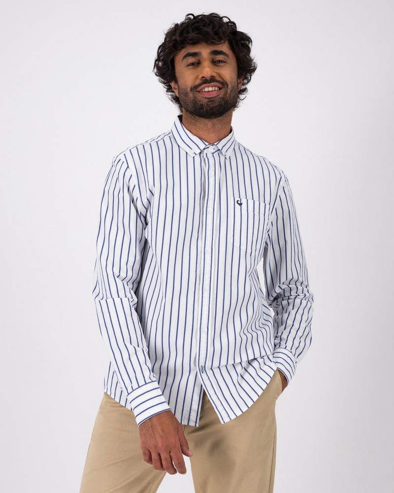 Men’s Denton Stripe Slim Fit Shirt