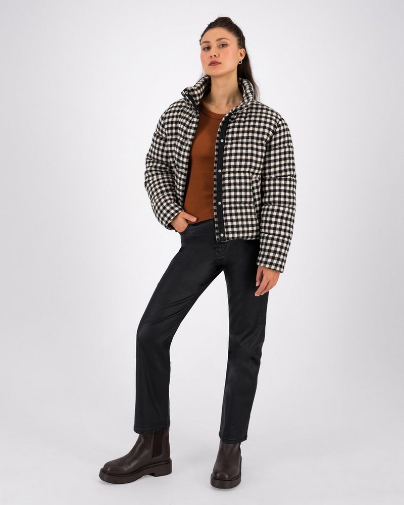 Women’s Lizzo Check Puffer