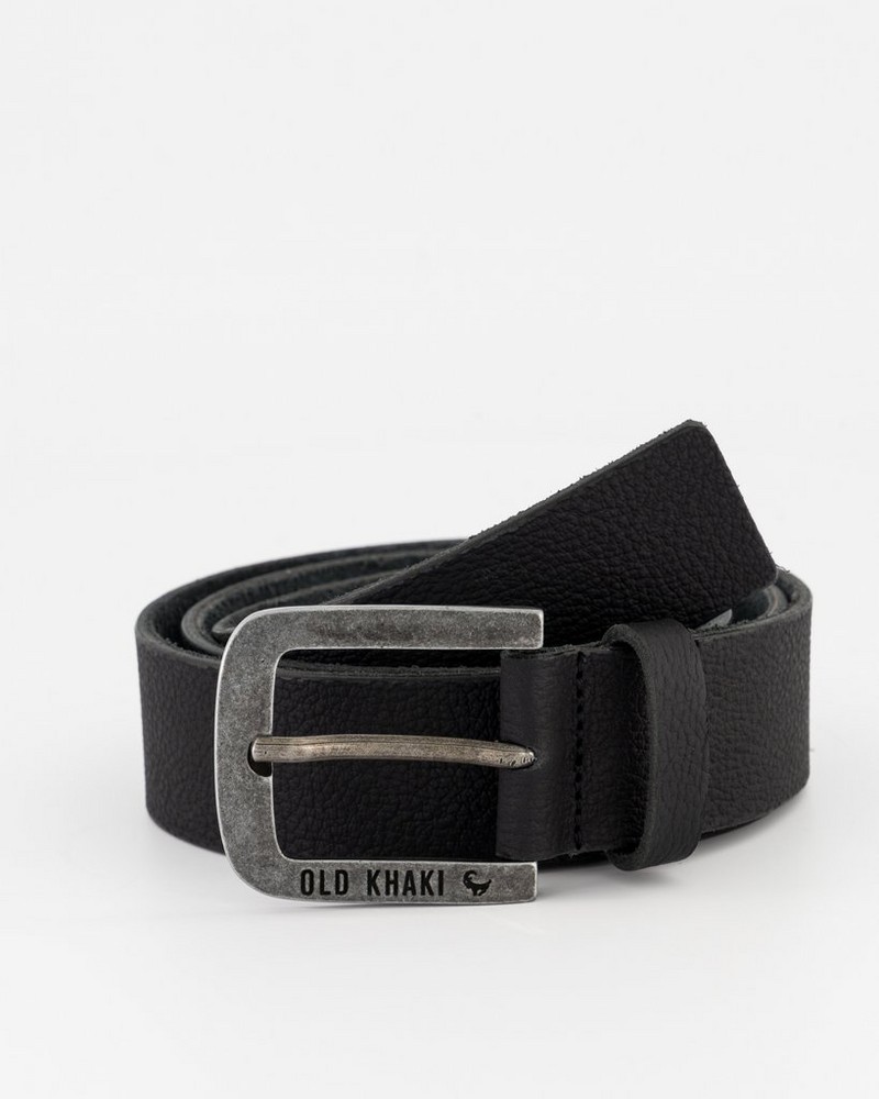 Men’s Bennett Branded Leather Belt