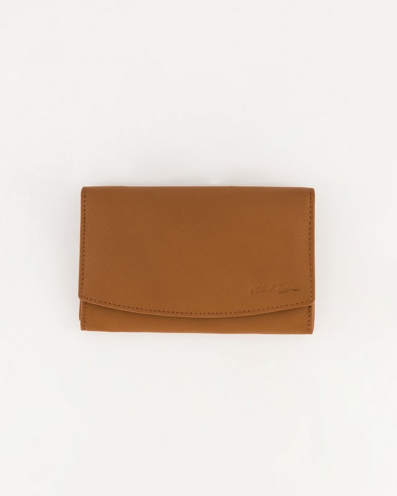 Zintle Fold-Over Leather Wallet