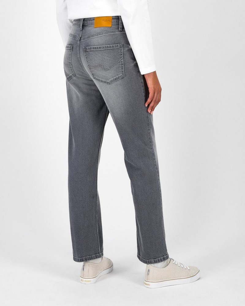 Women's Halley Grey Slim Fit Denim