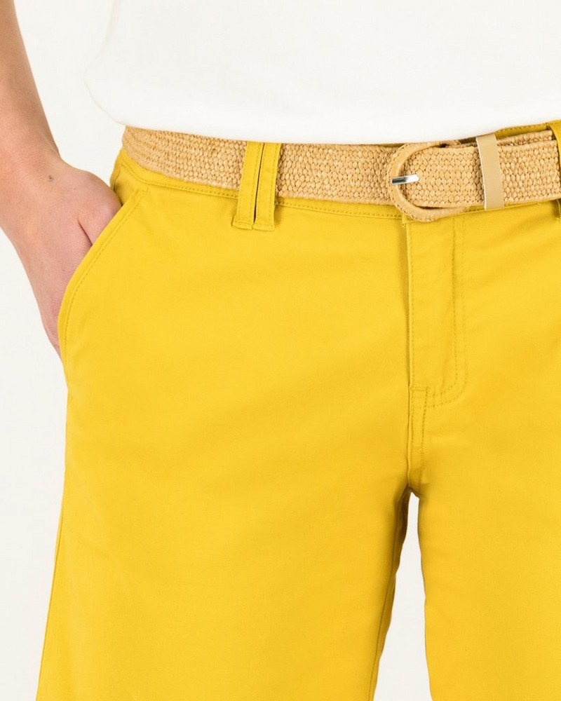 Women's Cate Belted Chino Shorts