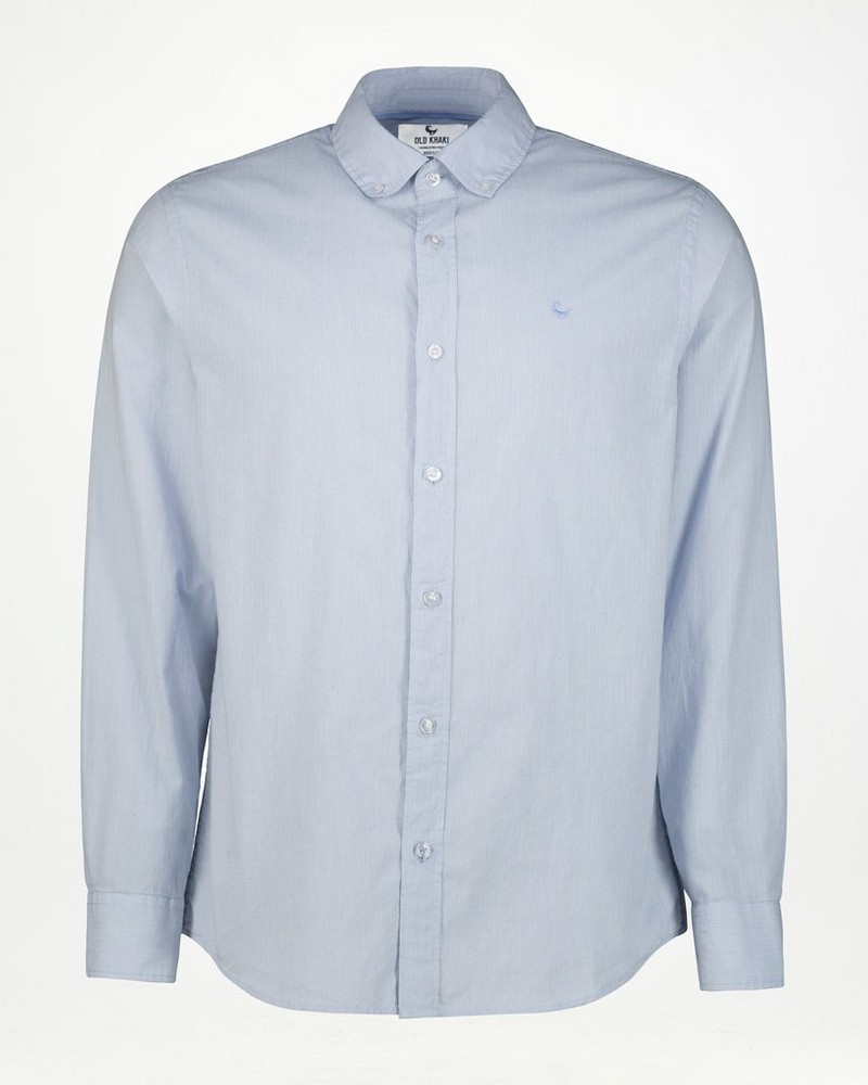 Men’s Bruce Seersucker Stripe Shirt