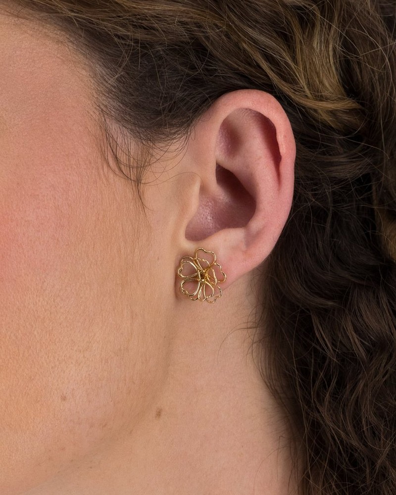Women’s 3D Flower Stud Earrings