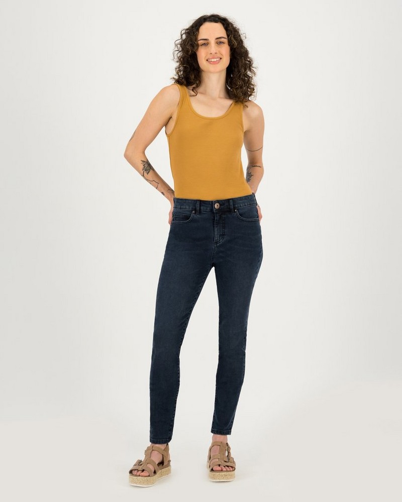 Women's Lebo Mid-Rise Skinny Denim