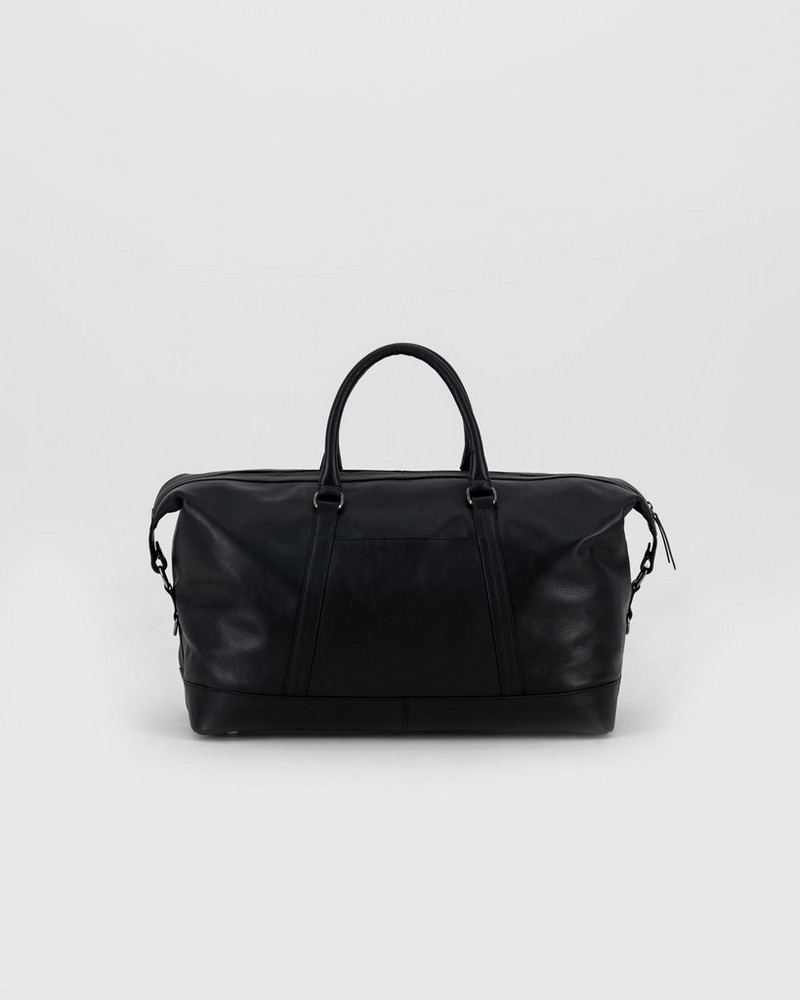 Unisex Rami Leather Weekender Bag