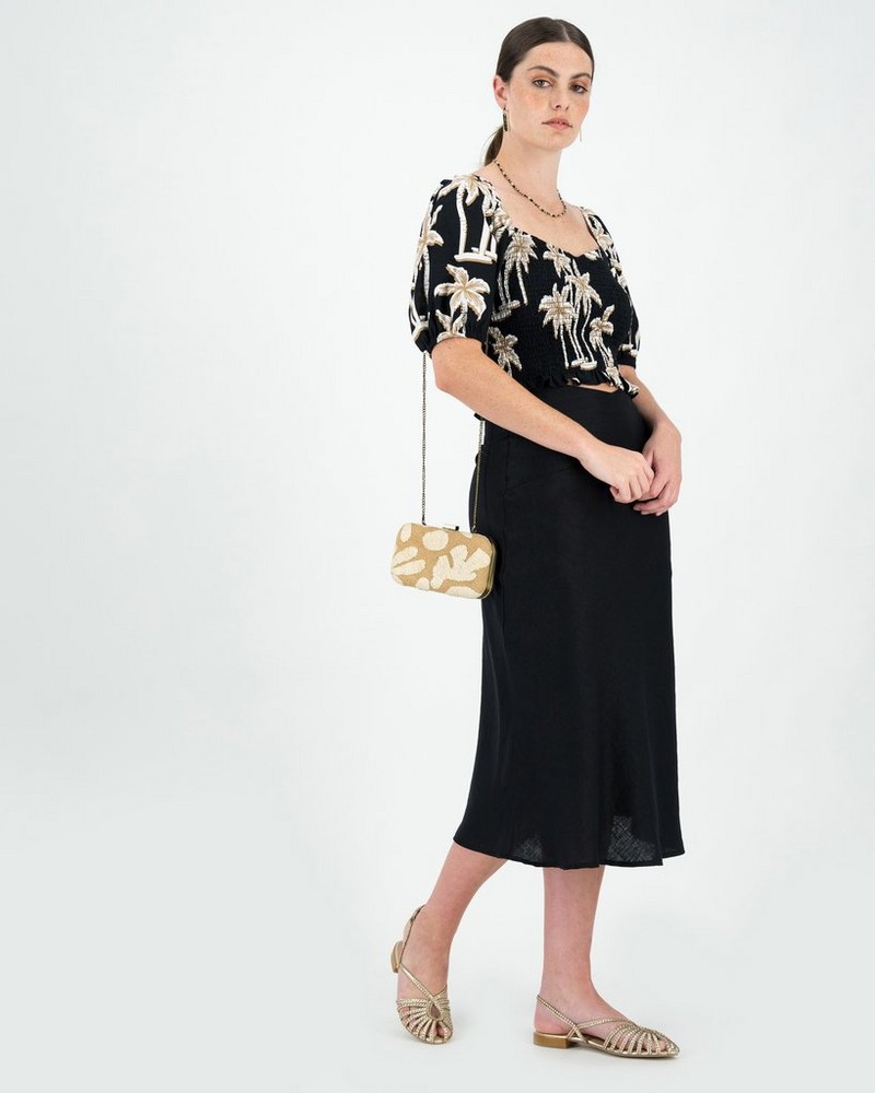 Women's Gloria Shirred Blouse