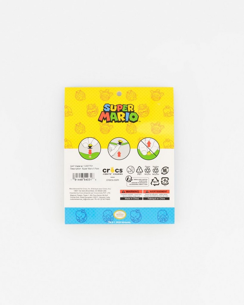 Unisex Crocs Super Mario Jibbitz™ 5-Pack