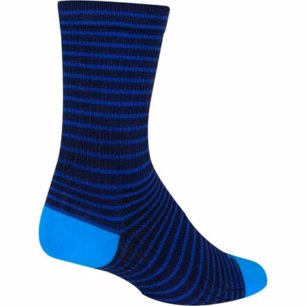 SGX6 Navy Stripes Sock