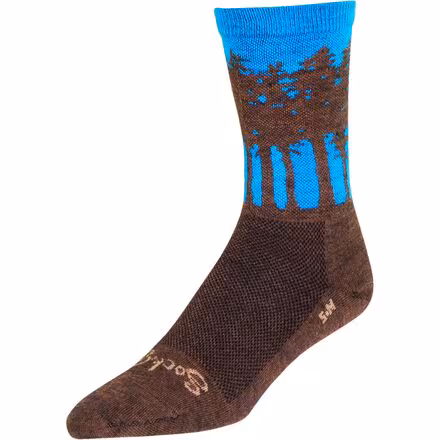 6in Wool Treeline Sock
