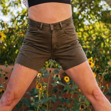 Cut-Off Canvas Short - Women's