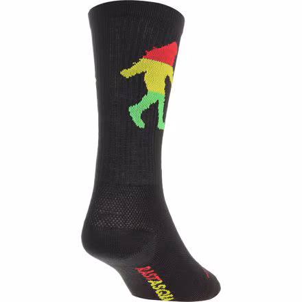 Rasta Squatch Sock