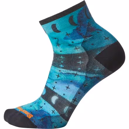 Bike Zero Cushion Celestial Print Ankle Socks - Women's