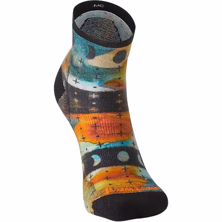 Bike Zero Cushion Celestial Print Ankle Socks - Women's