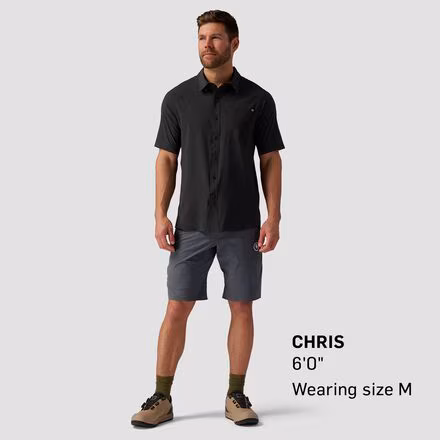 Button-Up MTB Jersey - Men's