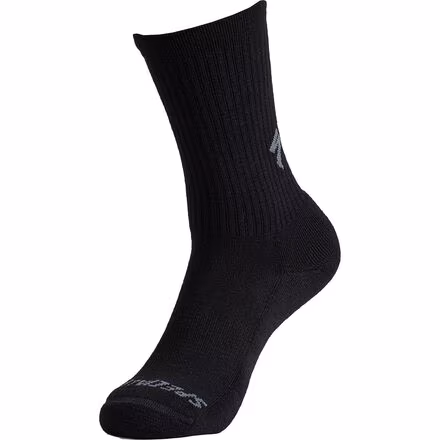 Merino Midweight Tall Logo Sock
