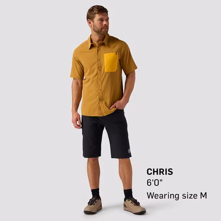 Button-Up MTB Jersey - Men's