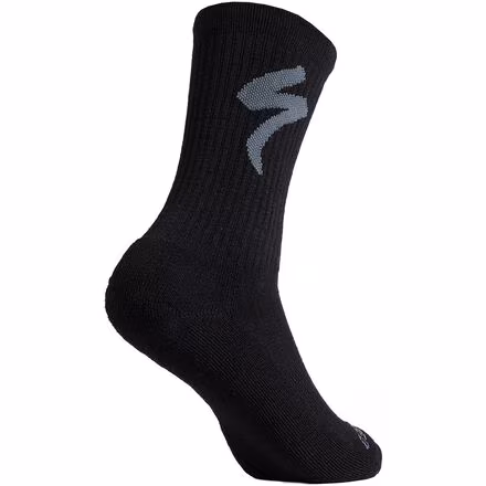 Merino Midweight Tall Logo Sock