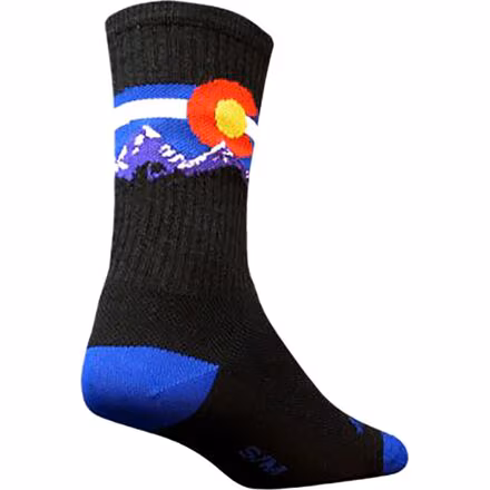 Colorado Mountain 6in Wool Socks