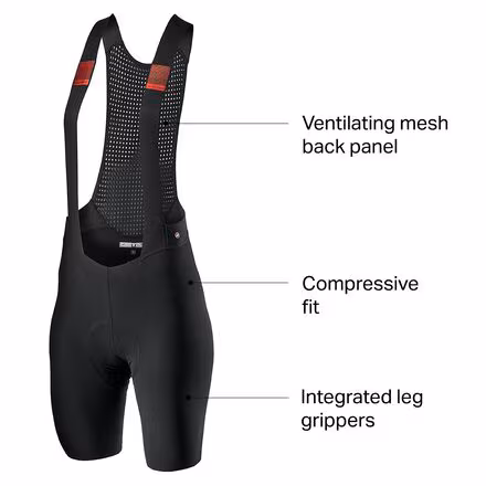 Premio Black Bibshort - Women's