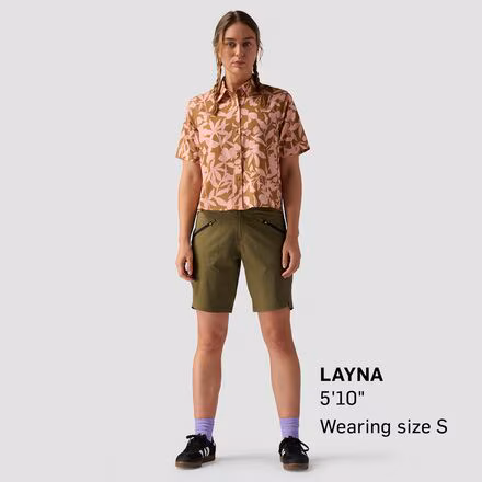 Button-Up MTB Jersey - Women's