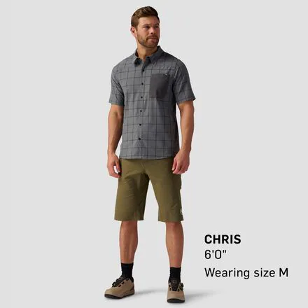 Button-Up MTB Jersey - Men's