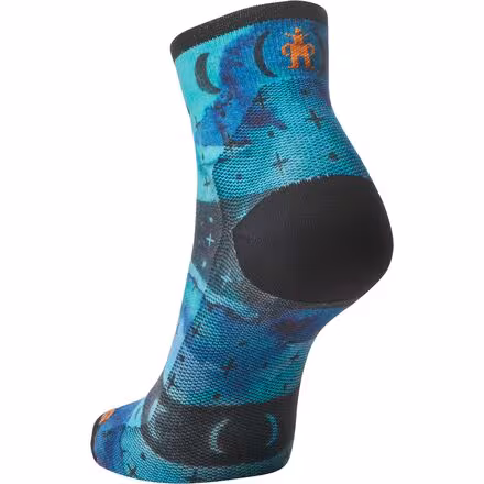 Bike Zero Cushion Celestial Print Ankle Socks - Women's