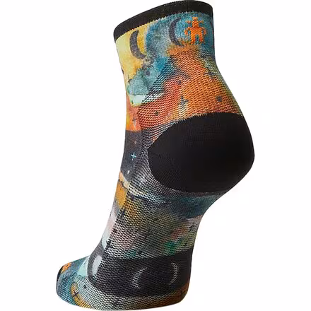 Bike Zero Cushion Celestial Print Ankle Socks - Women's