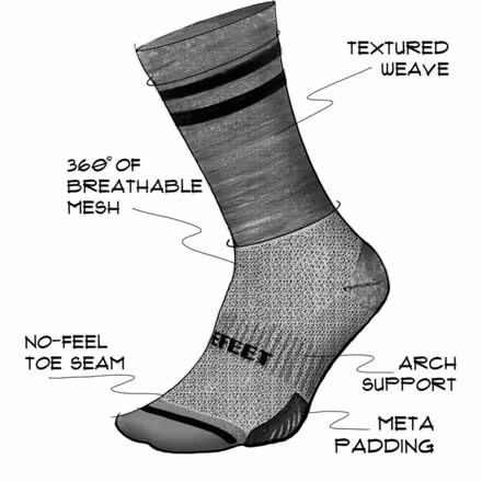 Cyclismo 6in Sock