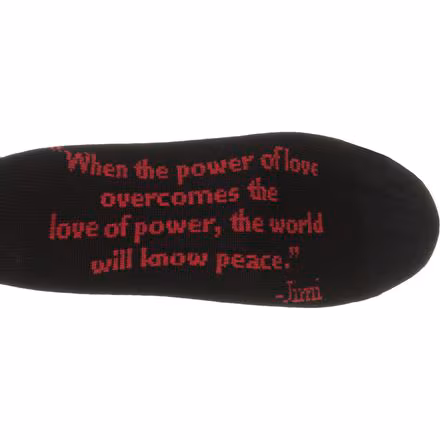 Peace 3 3in Sock