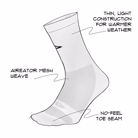 Levitator Lite 6in Sock