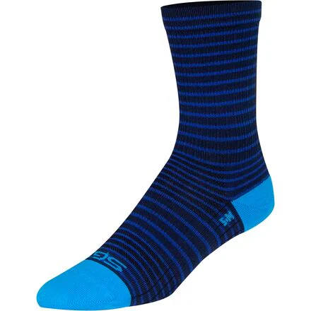 SGX6 Navy Stripes Sock