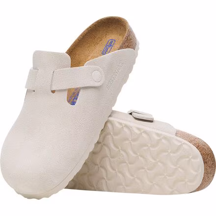 Boston Soft Footbed Suede Narrow Clog - Women's
