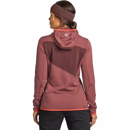 Fleece Grid Hoodie - Women's