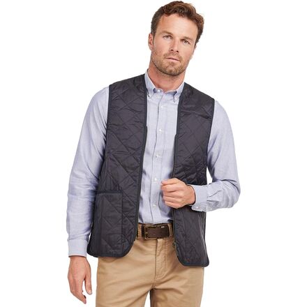 Quilted Waistcoat/Zip-In Liner Vest - Men's