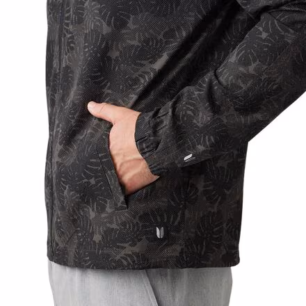 Solana Full-Zip Print Hooded Windbreaker Jacket - Men's