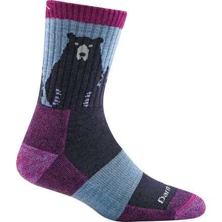 Bear Town Micro Crew Light Cushion Sock - Women's
