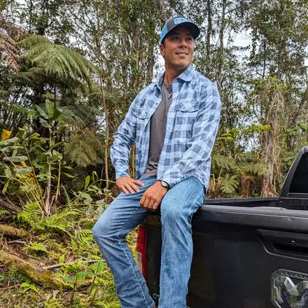 Palaka Nui Long-Sleeve Snap Shirt - Men's