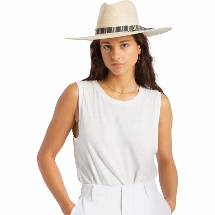 Leigh Straw Fedora - Women's