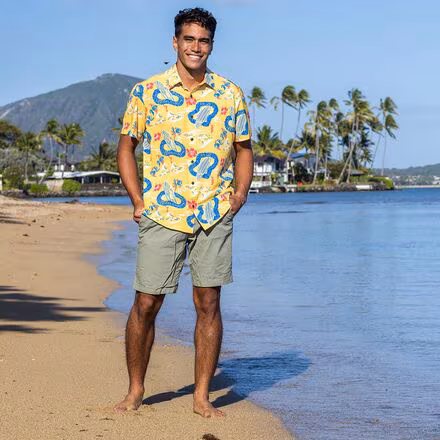 Recycled Surfboard Aloha Shirt - Men's