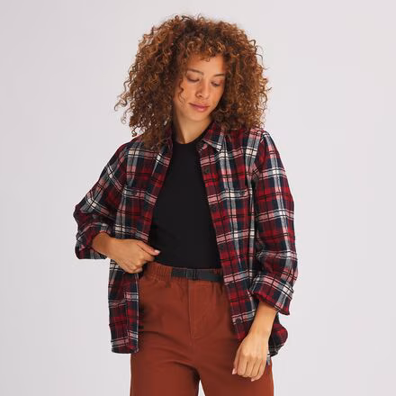 Plaid Flannel Shirt - Women's
