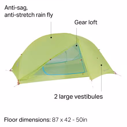 Superalloy Tent: 2-Person 3-Season