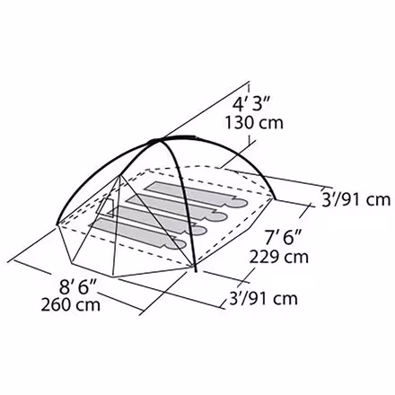 El Capitan 4+ Outfitter Footprint