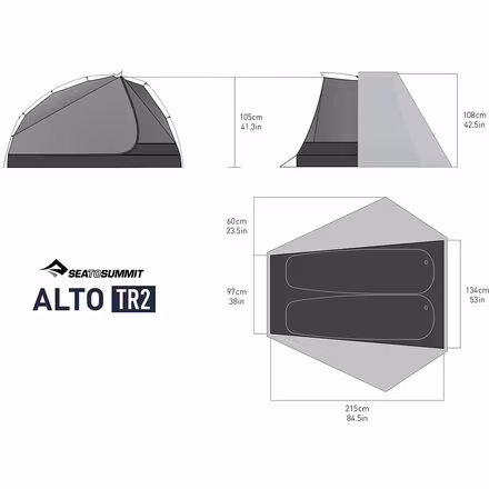 ALTO TR2 Tent: 2-Person 3-Season