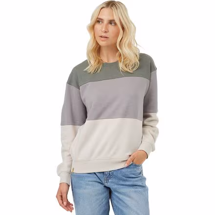 TreeFleece Blocked Crew Sweater - Women's
