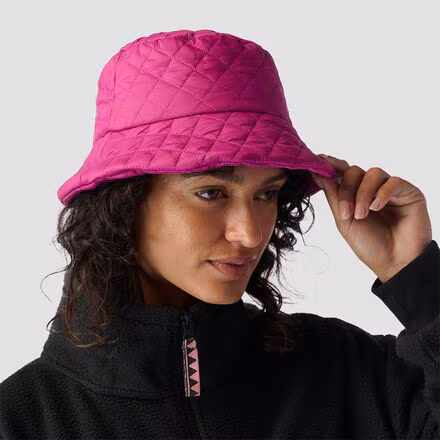 Quilted Puffer Bucket Hat