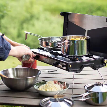 Large Stainless Steel CampFire Cookset